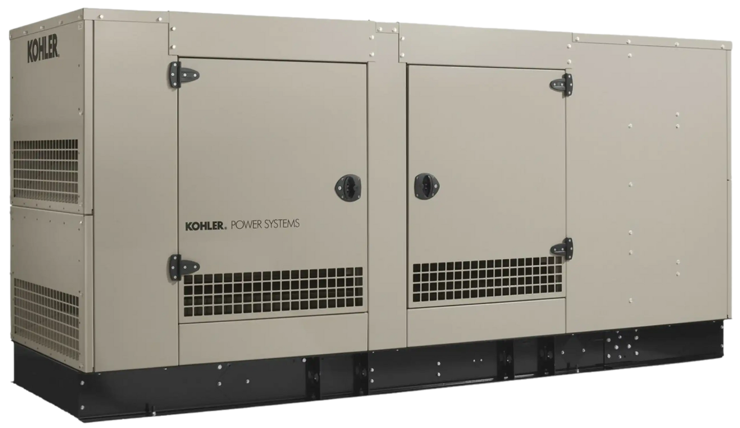 Kohler 150KW 120/240V Single Phase Standby Generator Steel New - 150ERESC-QS8