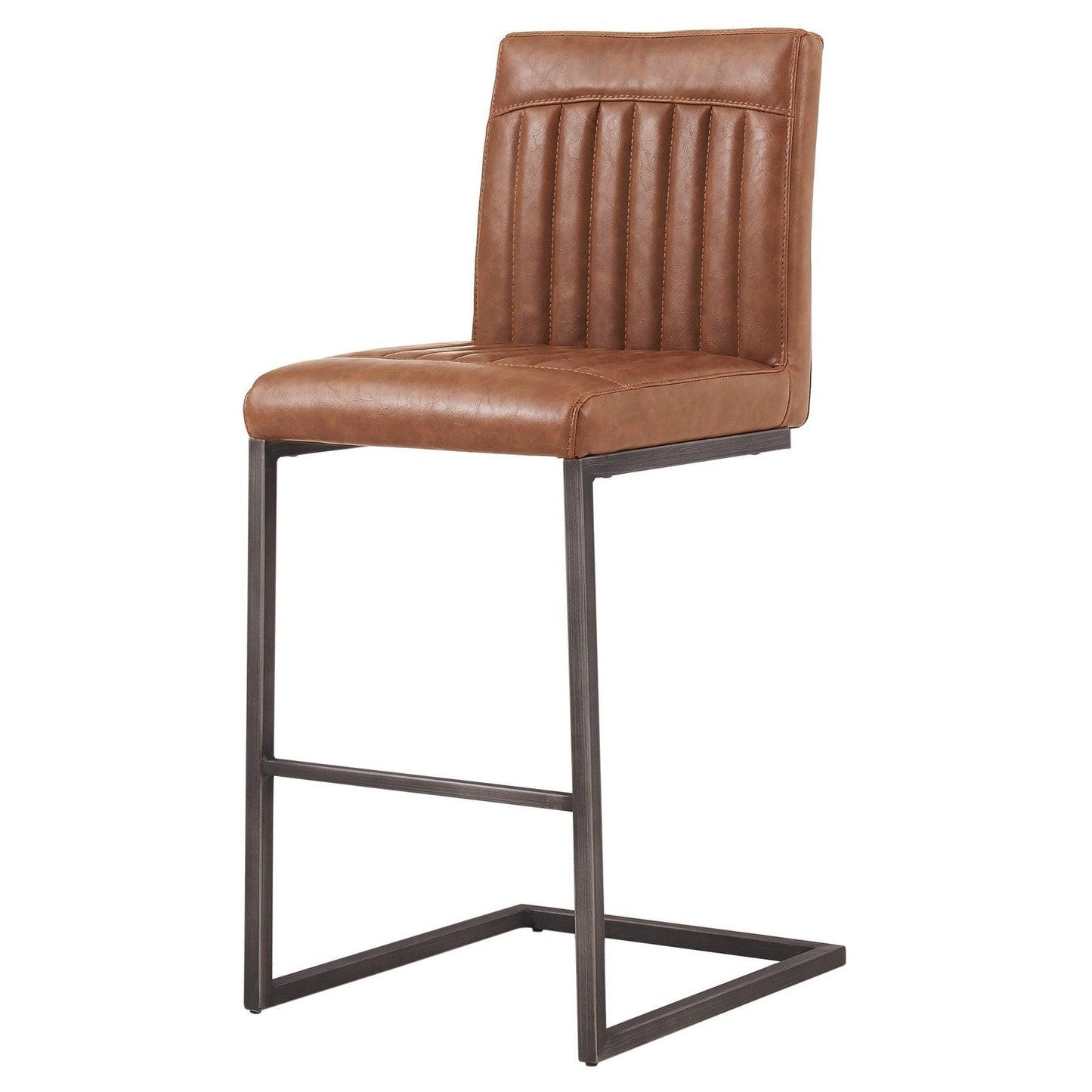 New Pacific Direct Ronan PU Leather Counter Stool, (Set of 2) - 1060008-215