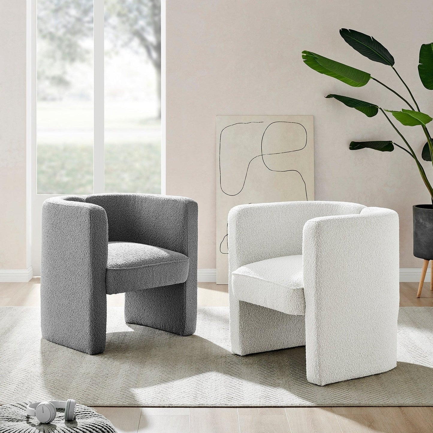New Pacific Direct Ariela Fabric Accent Arm Chair - 1250032-563