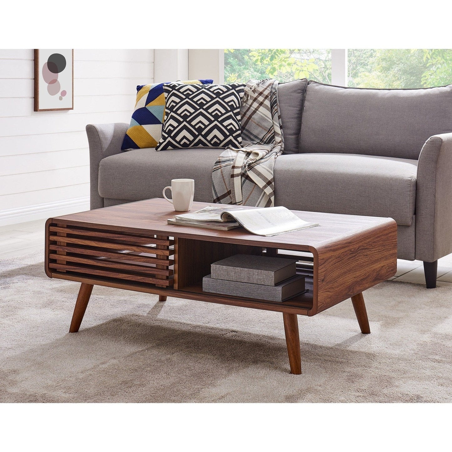 New Pacific Direct Wilson Slat Coffee Table - 1340005