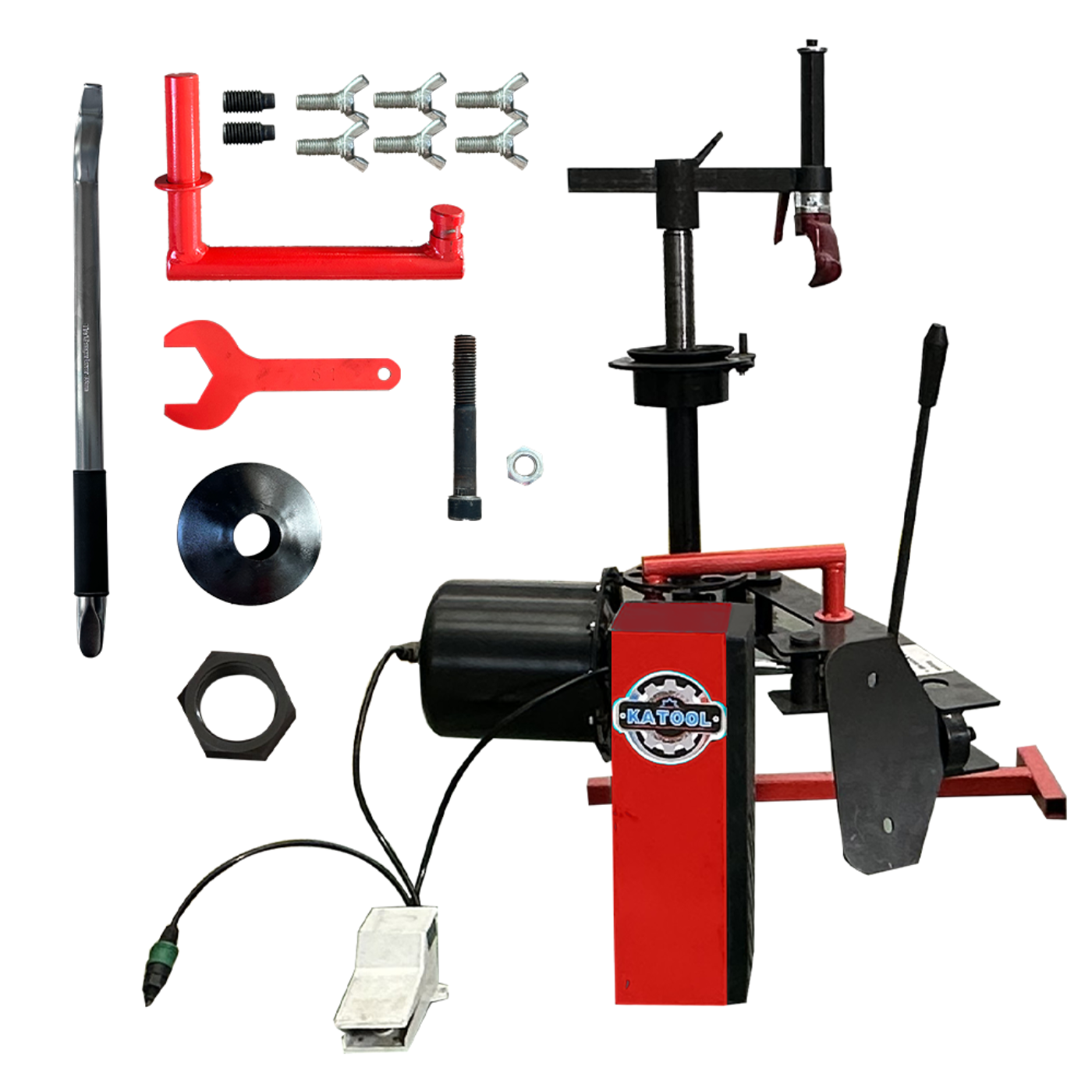 Katool Motooltech KT Mini Tire Changer Machine 10-21 Inch for Road Rescue - 1030P