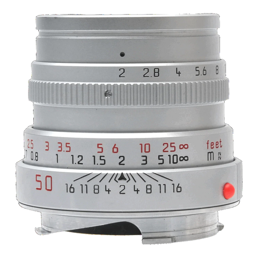 Leica 50mm f2 Summicon-M V4 Silver, Boxed 3630759