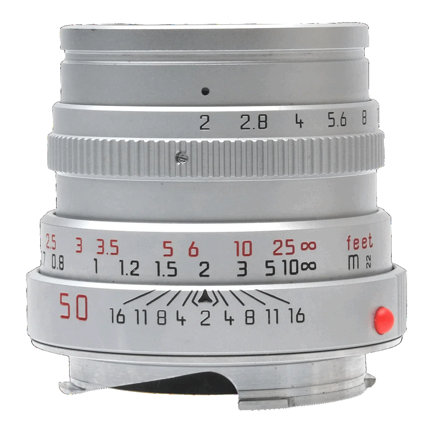 Leica 50mm f2 Summicon-M V4 Silver, Boxed 3630759