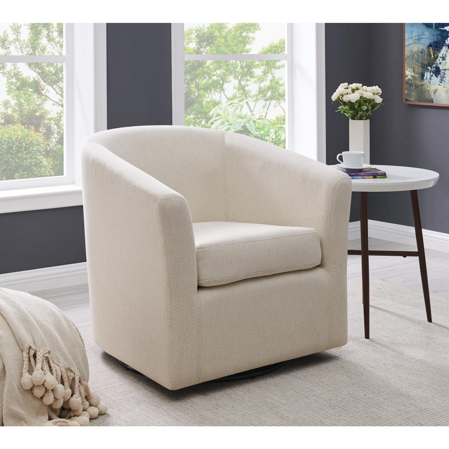 New Pacific Direct Hayden Fabric Swivel Chair - 1900142-276