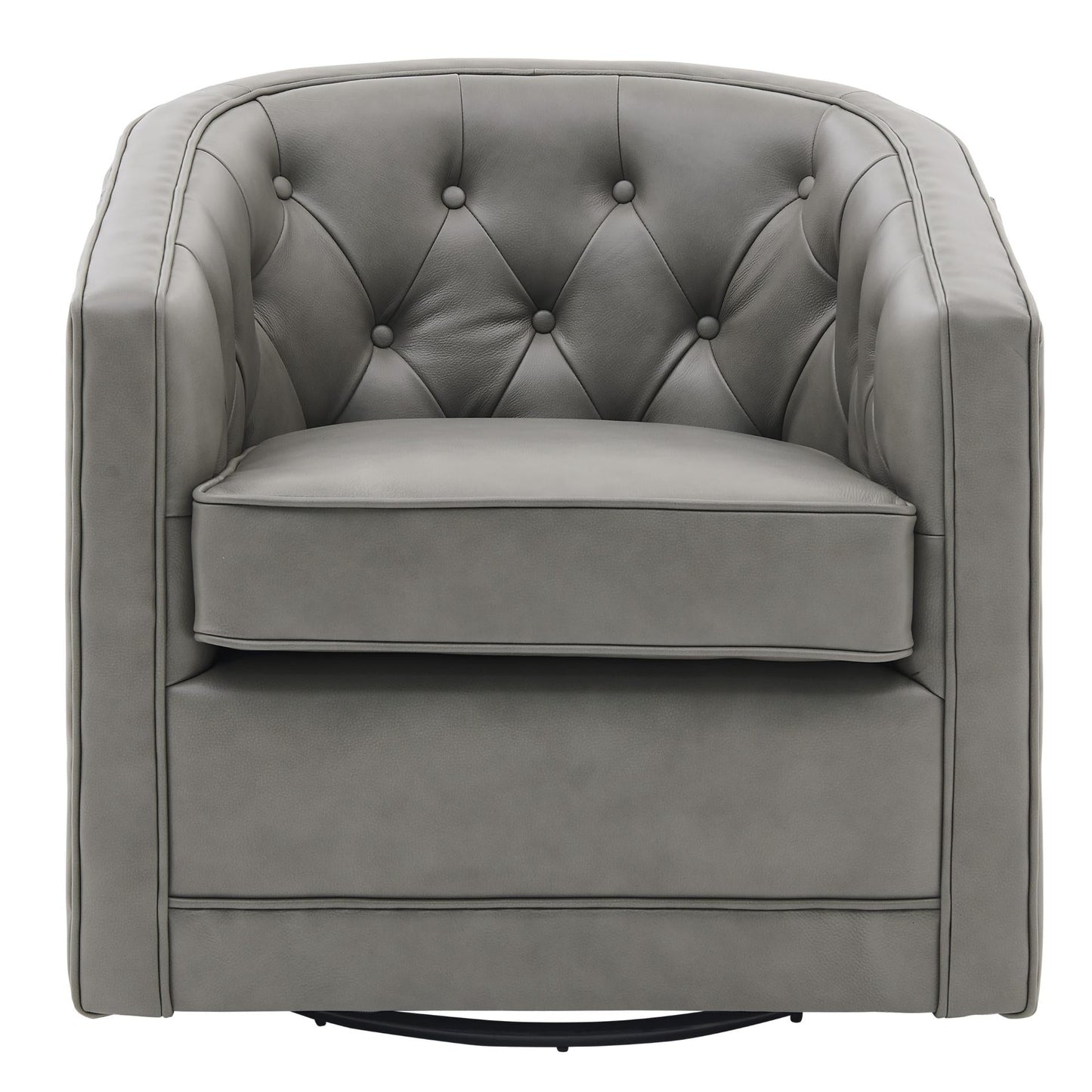 New Pacific Direct Walsh Top Grain Leather Swivel Chair - 1900153-428