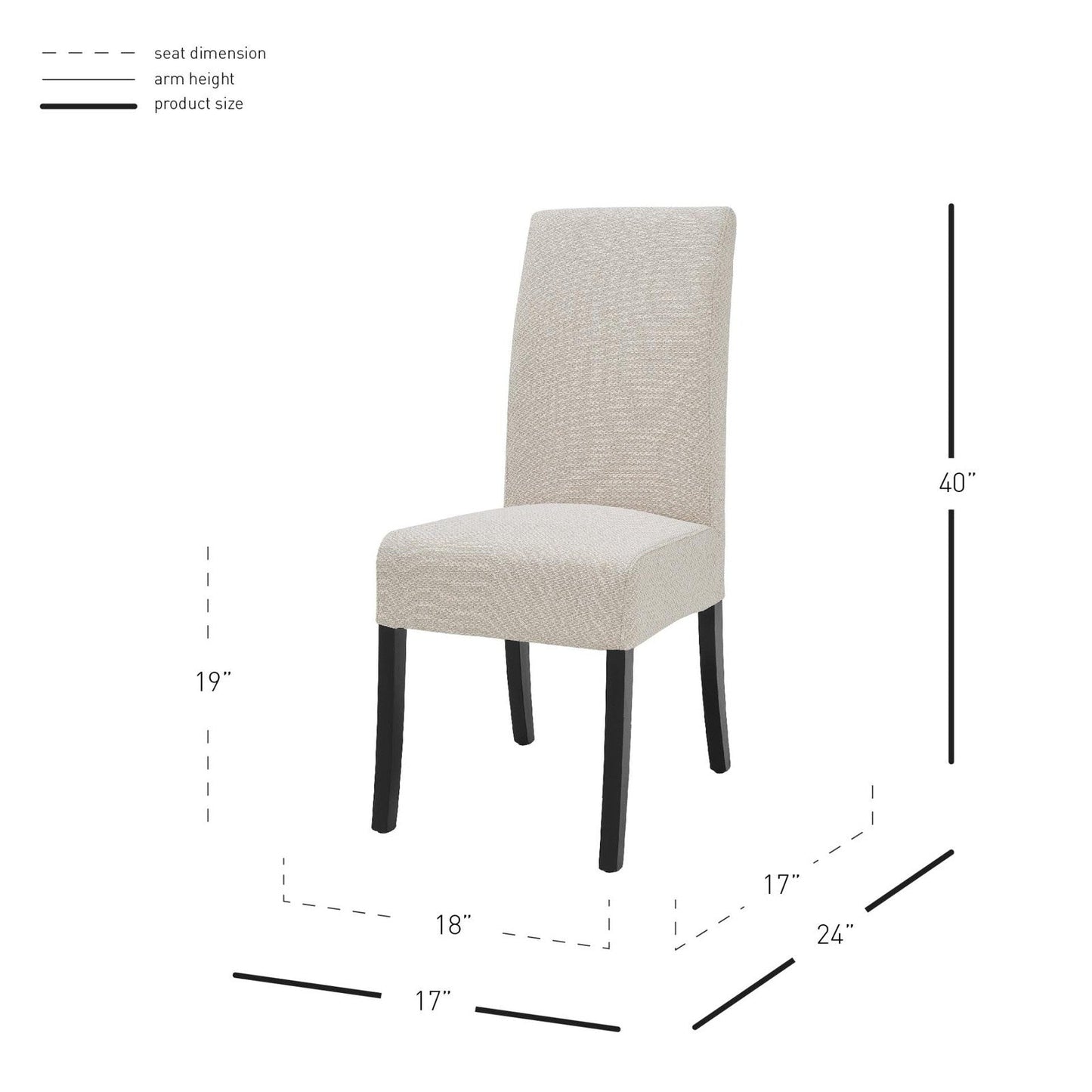 New Pacific Direct Valencia Fabric Chair, (Set of 2) - 1900164-276