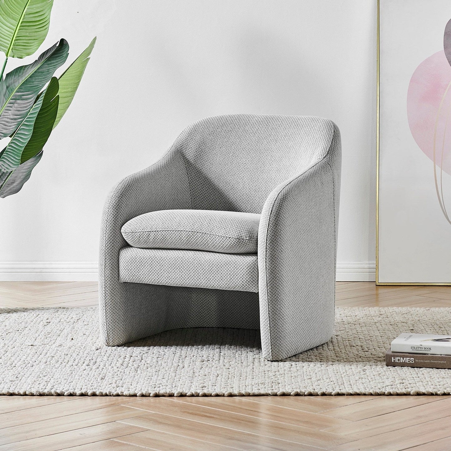 New Pacific Direct Zella Fabric Accent Arm Chair - 1900173-410