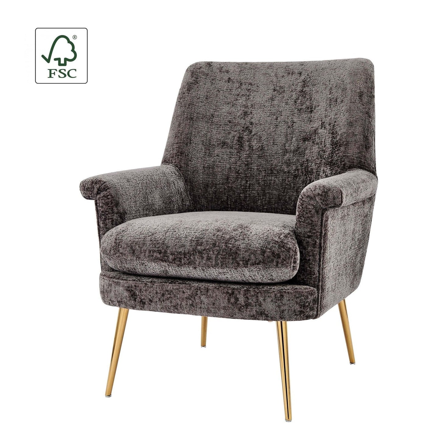 New Pacific Direct Kaylee Fabric Accent Arm Chair - 1900184-568