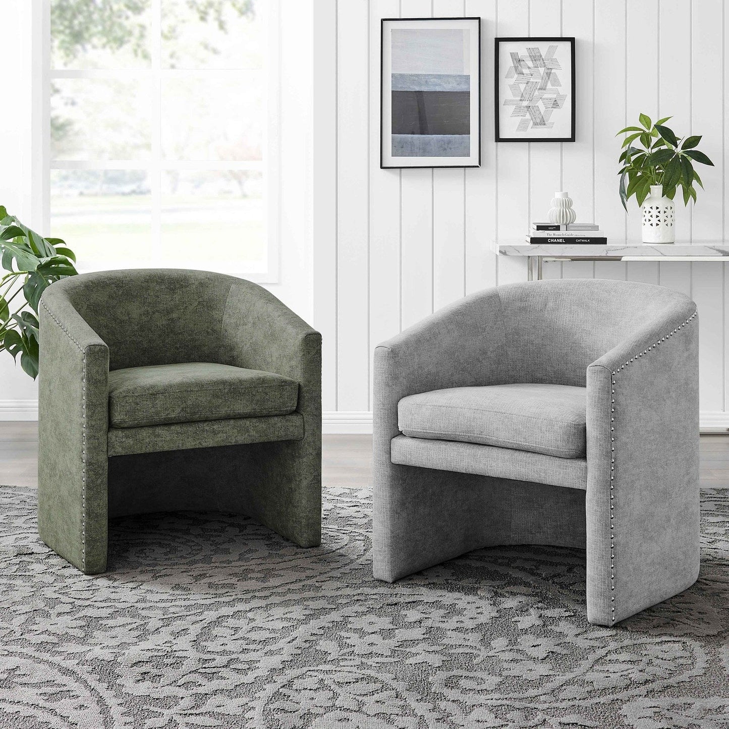 New Pacific Direct Freya Fabric Accent/ Dining Side Chair - 1900185-561