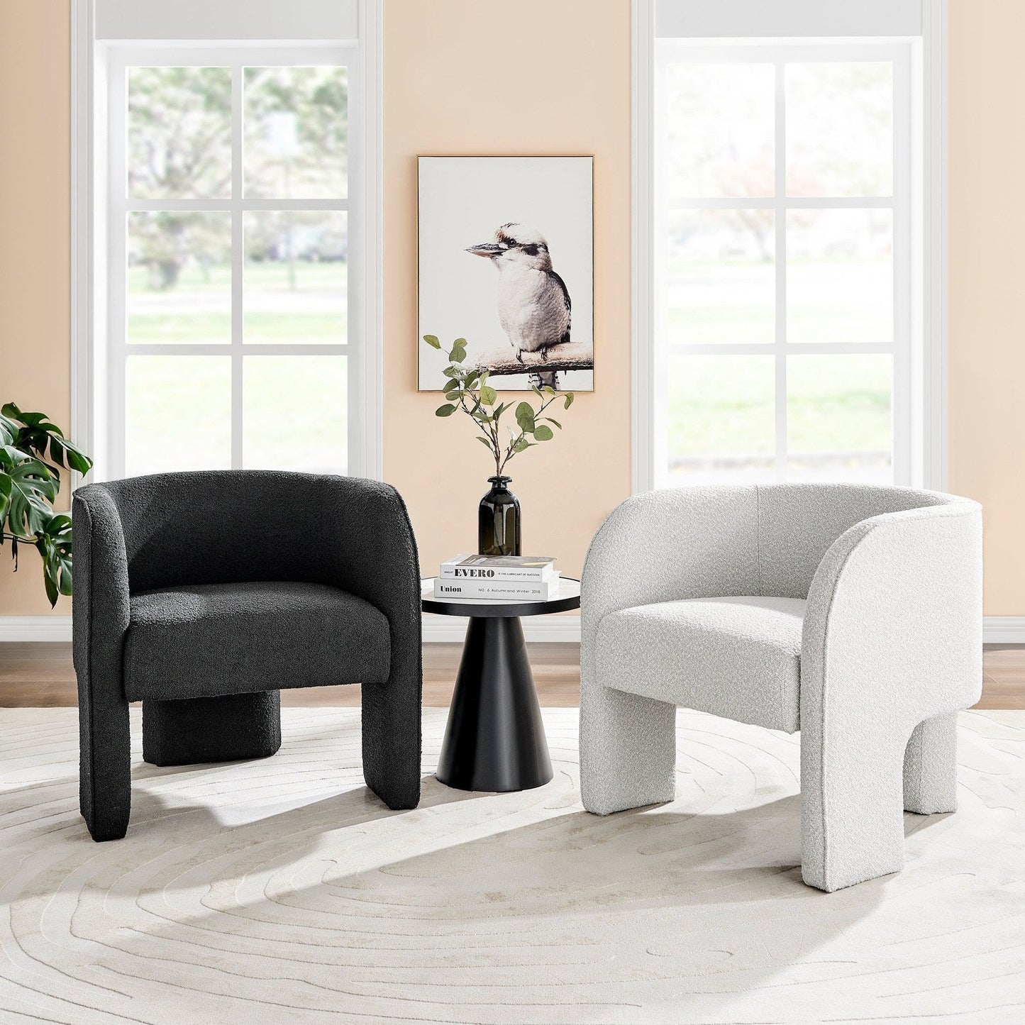 New Pacific Direct Matteo Fabric Accent Arm Chair - 1900186-563