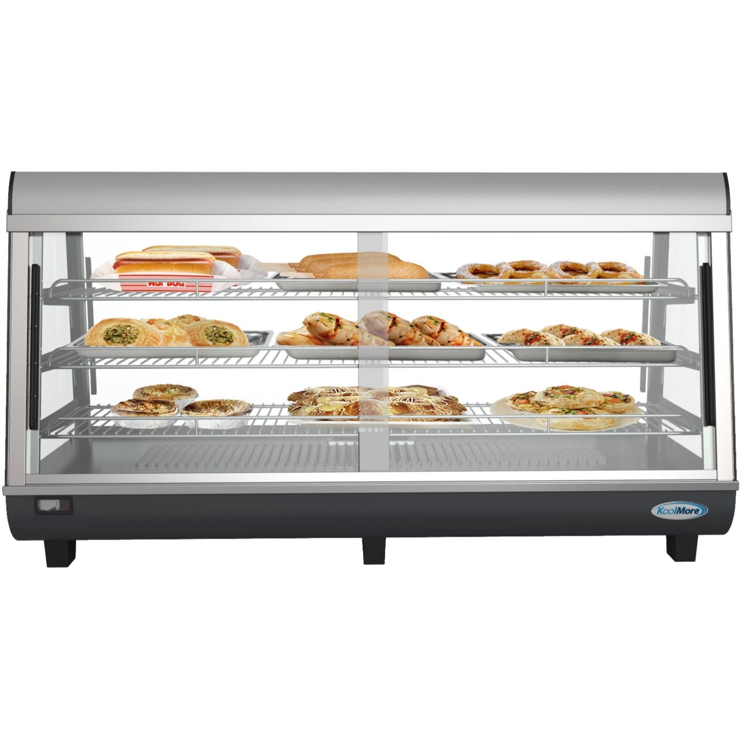 KOOLMORE 48 in. Glass Countertop Display Warmer, 6.5 cu. ft. - HDC6C