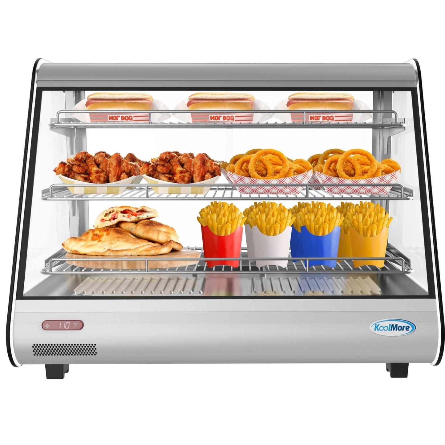 KOOLMORE 34 in. Glass Countertop Display Warmer, 5.6 cu. ft. - HDC5C