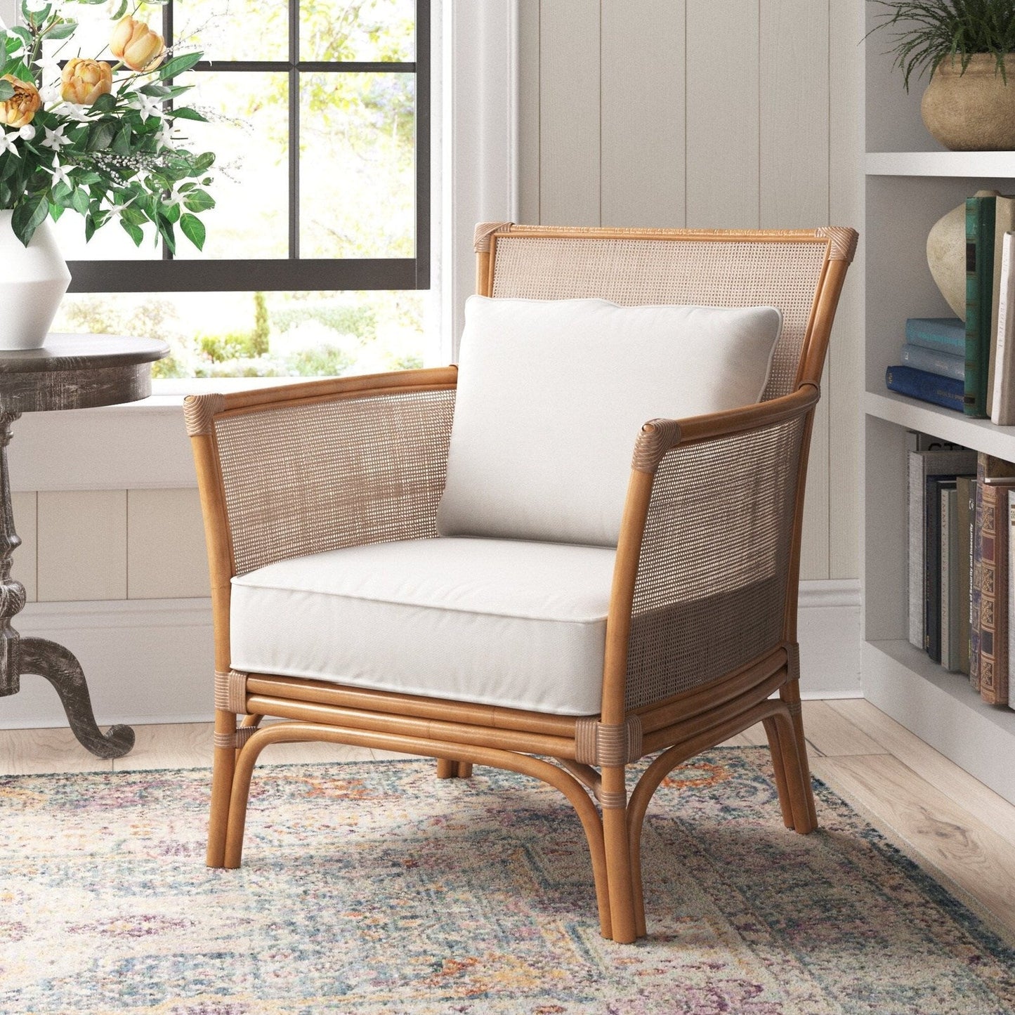 New Pacific Direct Tatum Rattan Accent Chair - 2400035