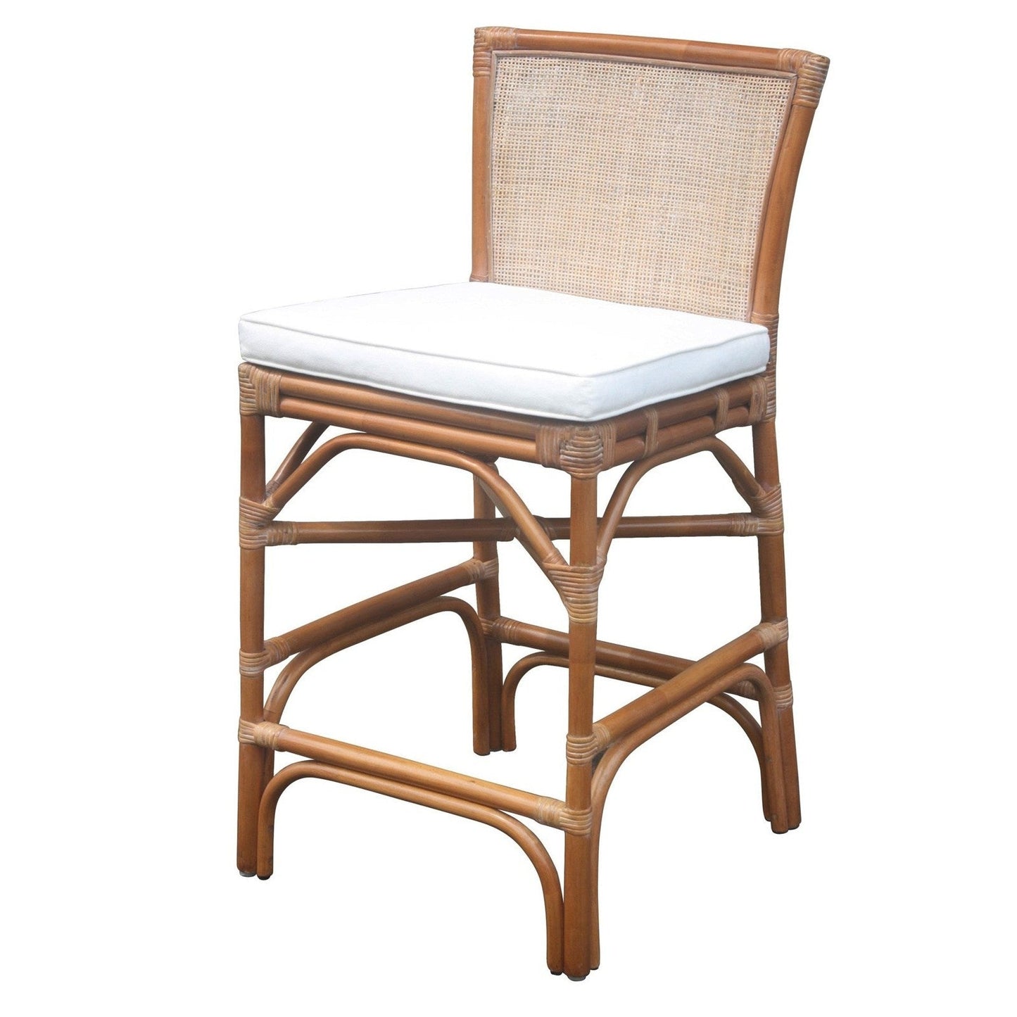 New Pacific Direct Tatum Rattan Counter Stool, (Set of 2) - 2400044