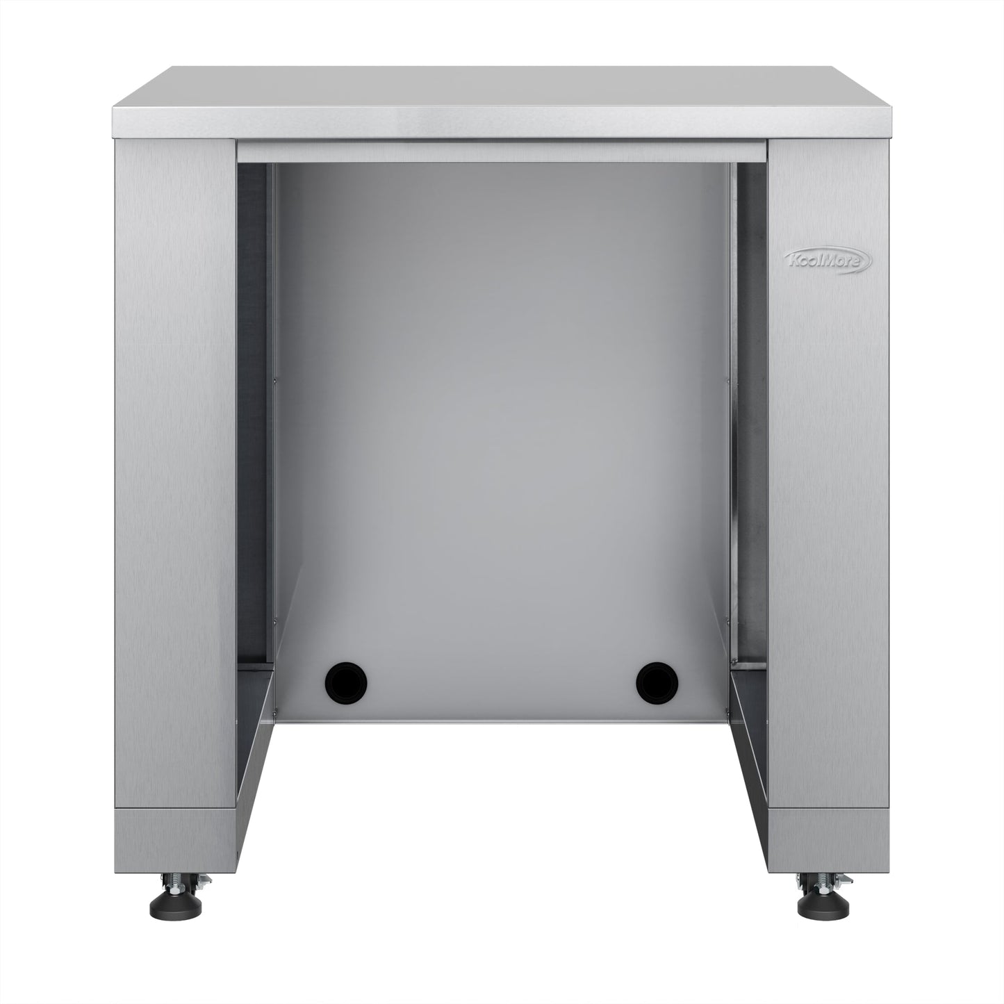 KOOLMORE 32 in. Outdoor Cabinet Kitchen for Refrigerator in Stainless-Steel - KM-OKS-UCRCAB