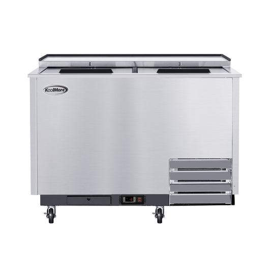 KOOLMORE 50 in. Commercial Glass Froster in Stainless Steel, ETL Listed, 14 cu. ft. - KMGF50SS