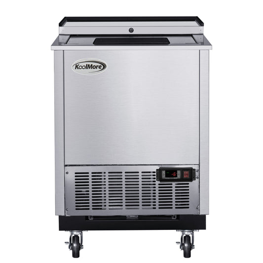 KOOLMORE 25 in. Commercial Glass Froster in Stainless Steel, ETL Listed, 5 cu. ft. - KMGF25SS