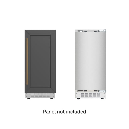 KOOLMORE KoolMore Reserve 15 in. Residential Panel Ready Ice Maker 57 lbs/24hr in Stainless-Steel - KMBIM57PR