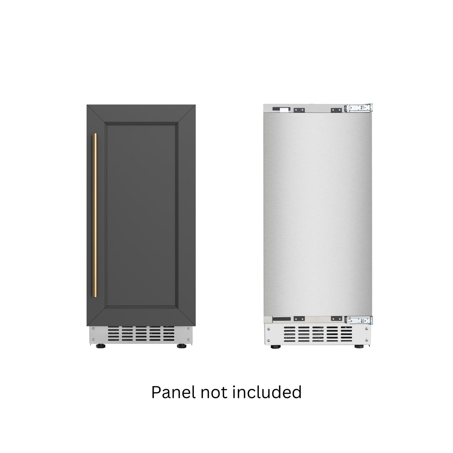 KOOLMORE KoolMore Reserve 15 in. Residential Panel Ready Ice Maker 57 lbs/24hr in Stainless-Steel - KMBIM57PR