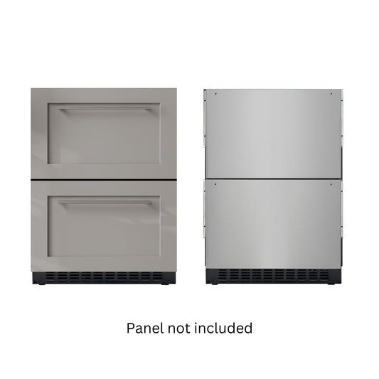 KOOLMORE 23 in. Panel Ready Two-Drawer Refrigerator and Freezer - KMBIR1D1FPR