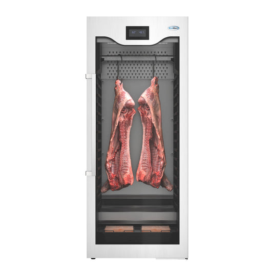 KOOLMORE 27.5 in. Commercial Dry Ager Refrigerator for Meat Featuring Hanging Rack with Hooks, Charcoal Filter, and Antimicrobial Lining, 17 Cu. Ft. - KMAGER17