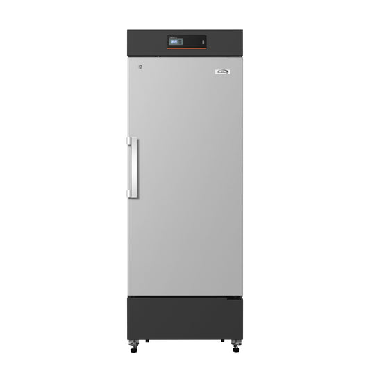 KOOLMORE 27 in. -25 C Upright Medical Freezer For Pharmacy / Laboratory With Dynamic Freeze, LED Display, Multi-Level Emergency Alarms and Precise Temperature Control, 10.8 Cu. Ft. in Stainless-Steel - KM-PHF-10C