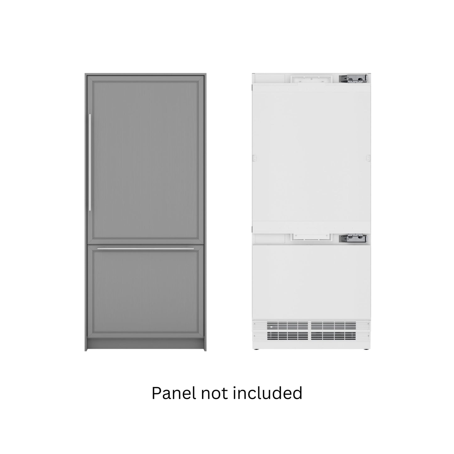 KOOLMORE KoolMore Reserve 36 in. Panel Ready Refrigerator and Freezer with Ice maker and Water dispenser, Frost Free, 19.7 Cu. Ft. - KM-RER36-SWPR