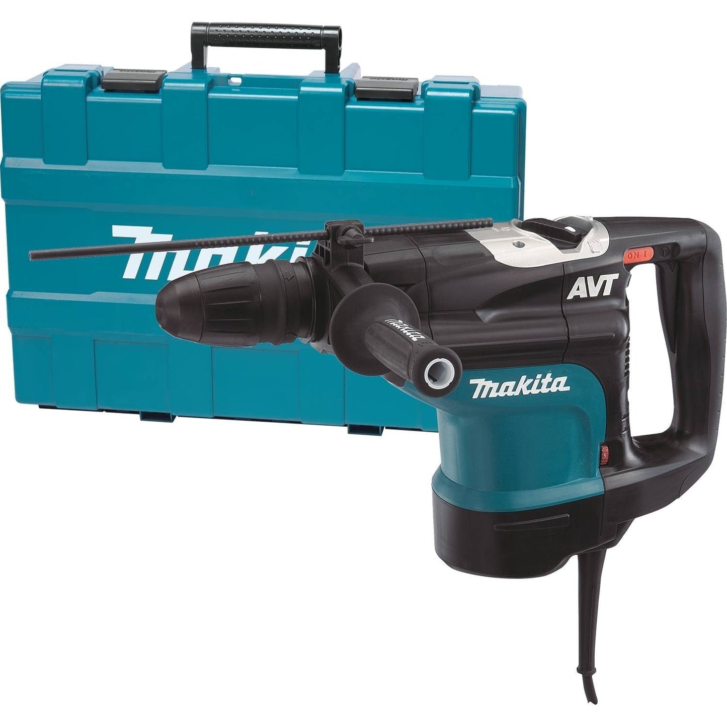 Makita 1-3/4" AVT Rotary Hammer, accepts SDS-MAX bits, 2-mode, var. spd., case - HR4510C