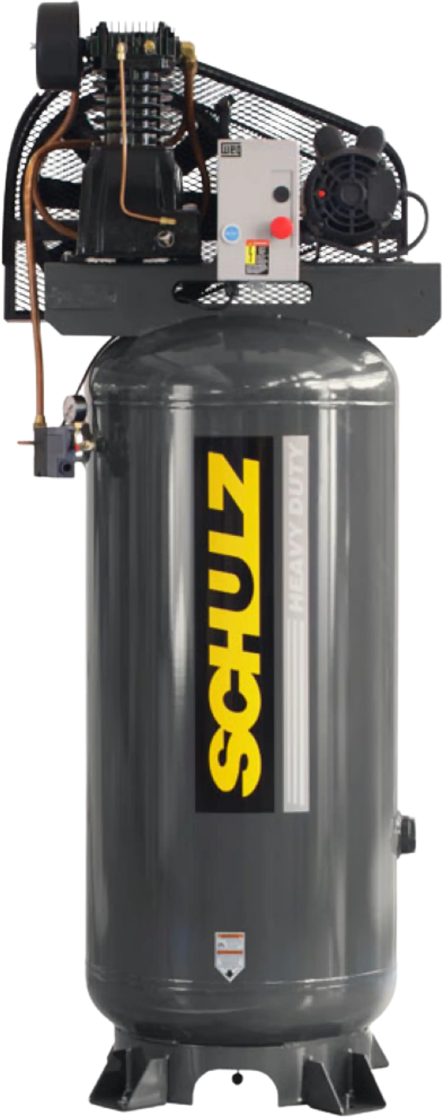 Schulz L-Series Air Compressor 3 HP 60 gal. Single Stage 220V 1-Phase Vertical - 932.3438-0