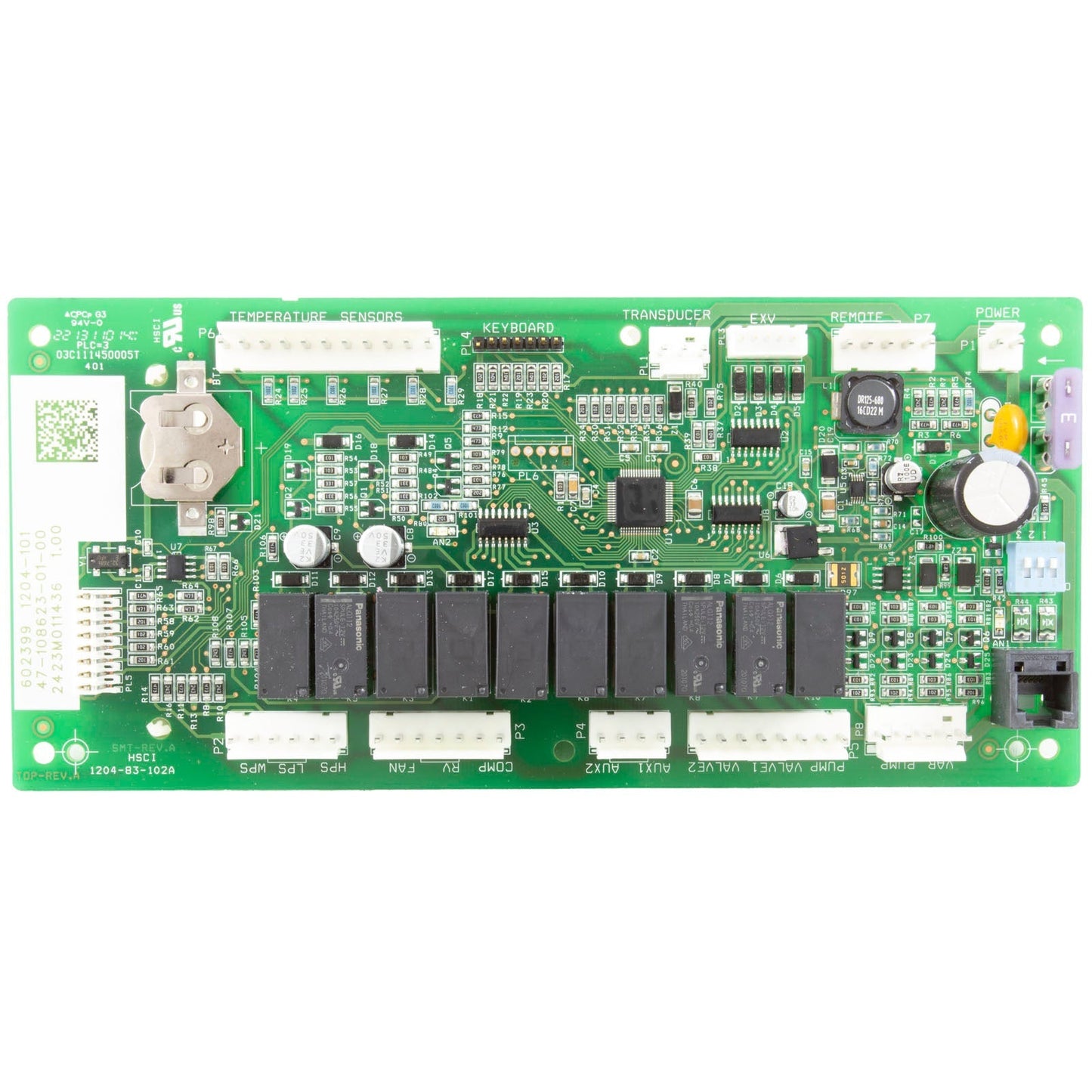 Raypak Heat Pump Digital Control Board 9350/9353 5450-8450 - 100-10000347