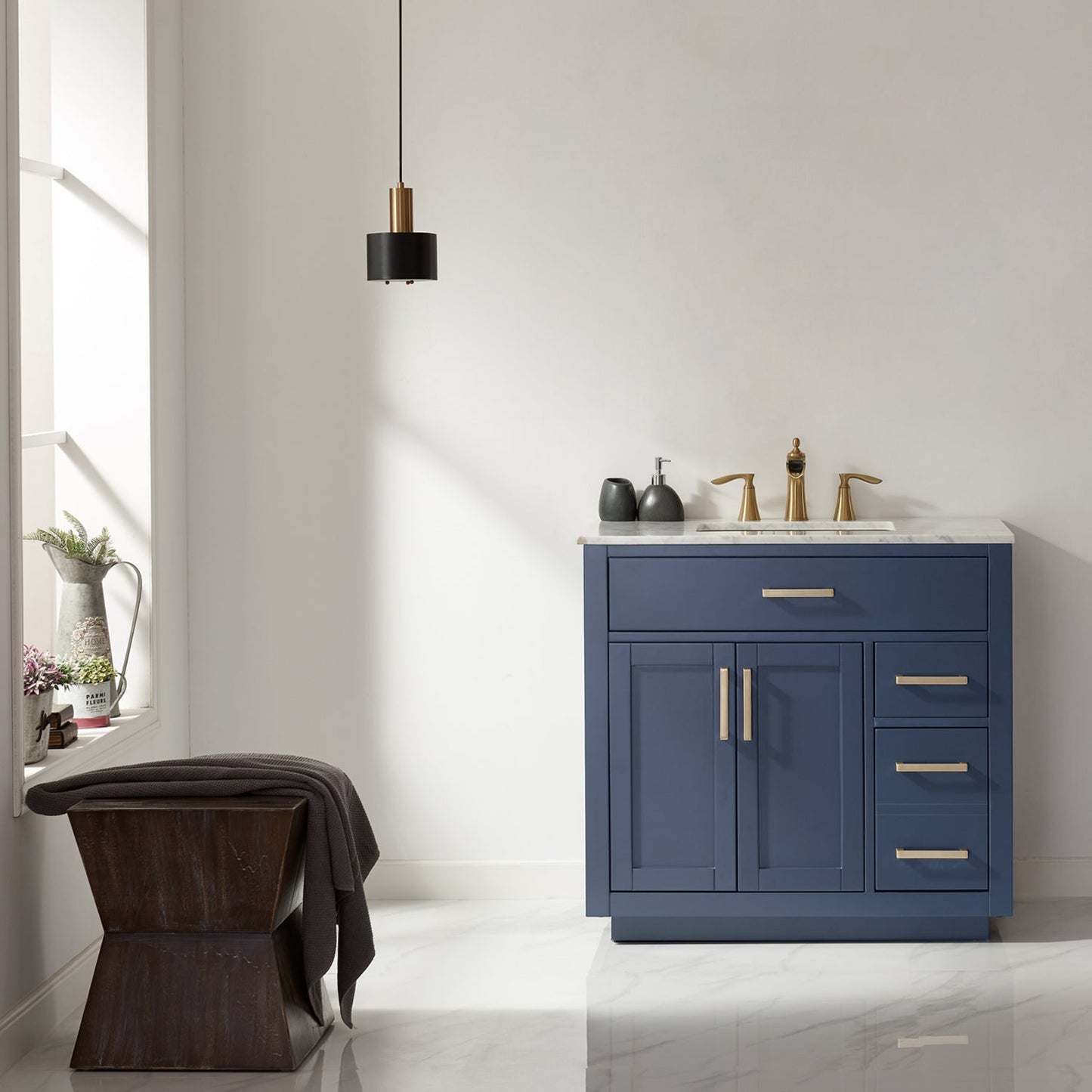 Altair Designs Ivy 36" Single Bathroom Vanity Cabinet Only - 531036-CAB-RB-NM Price