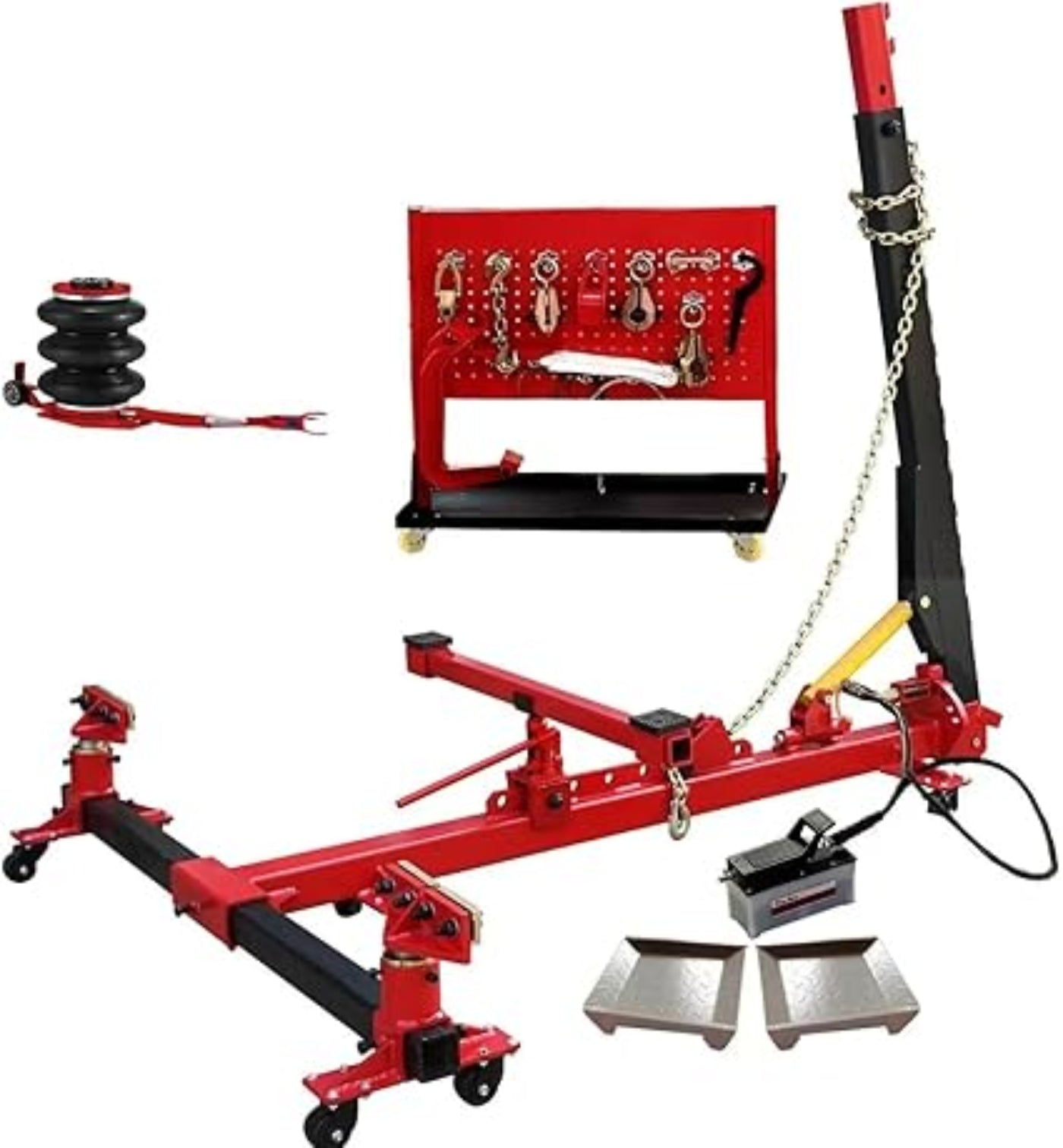 Katool KT Auto Body Puller Frame Straightener with 3 ton Air Jack - 255