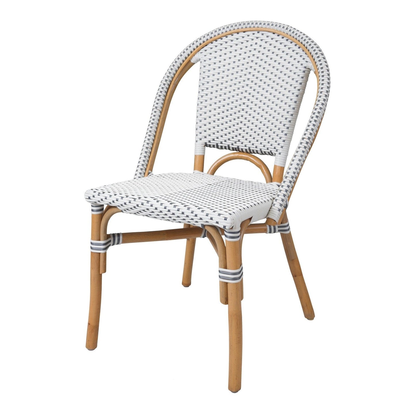 New Pacific Direct Avignon Paris Rattan Bistro Chair, (Set of 2) - 7400038