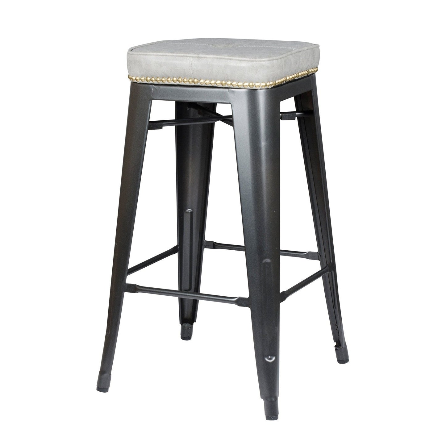 New Pacific Direct Metropolis PU Metal Counter Stool, (Set of 4) - 9300028-239