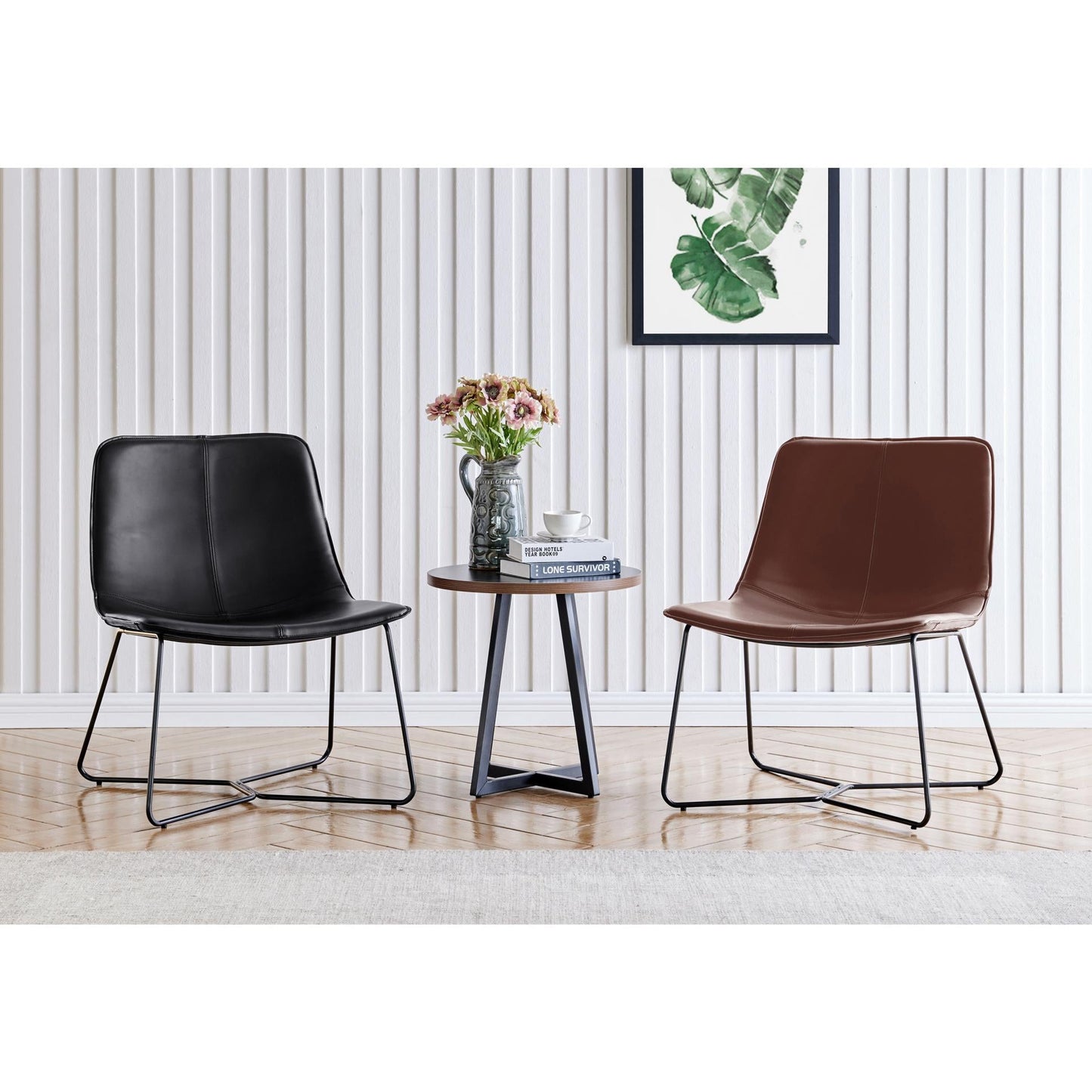 New Pacific Direct Zuma PU Leather Accent Chair - 9300077-534