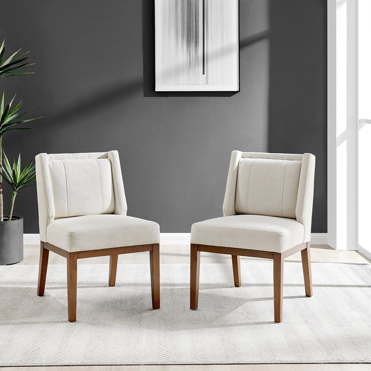 New Pacific Direct Ethan Fabric Dining Side Chair - 9900079-276