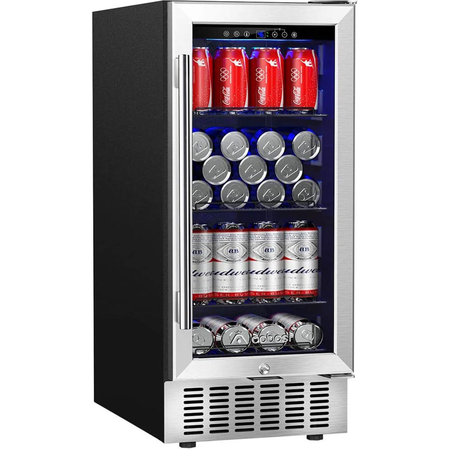 BODEGA AAOBOSI Beverage Refrigerator 15 Inch 94 Cans Built-in Beverage Cooler - JC-85C