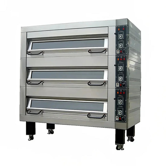 BakeMax 92" One Deck Electric Oven, Accommodates (4) 18" X 26" Pans, 220/60/3 - BMFD001