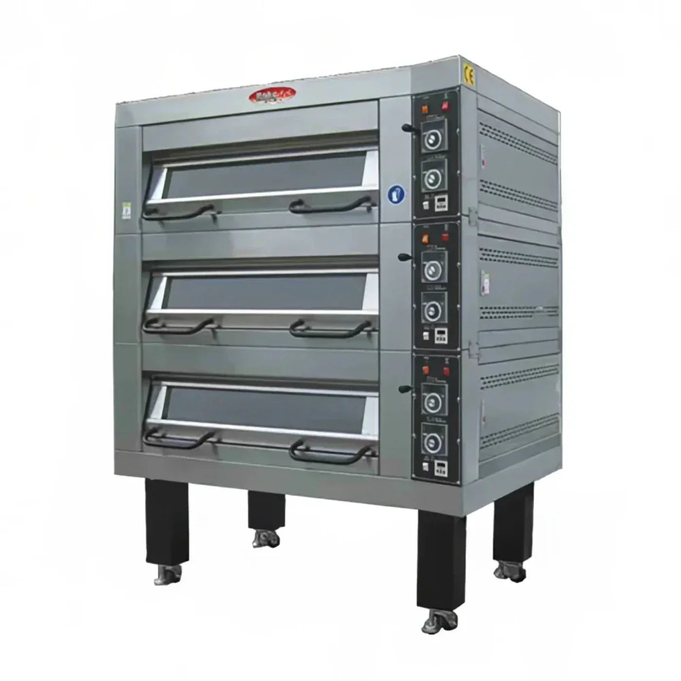 BakeMax 47" Four Deck Electric Oven, Accommodates (4) 18" X 26" Pans, 220/60/3 - BMSD004