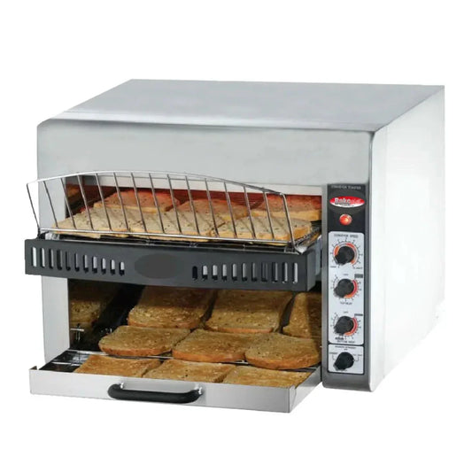BakeMax 17.7" Conveyor Toaster, Countertop, 500 Pieces/hour - BMCT450