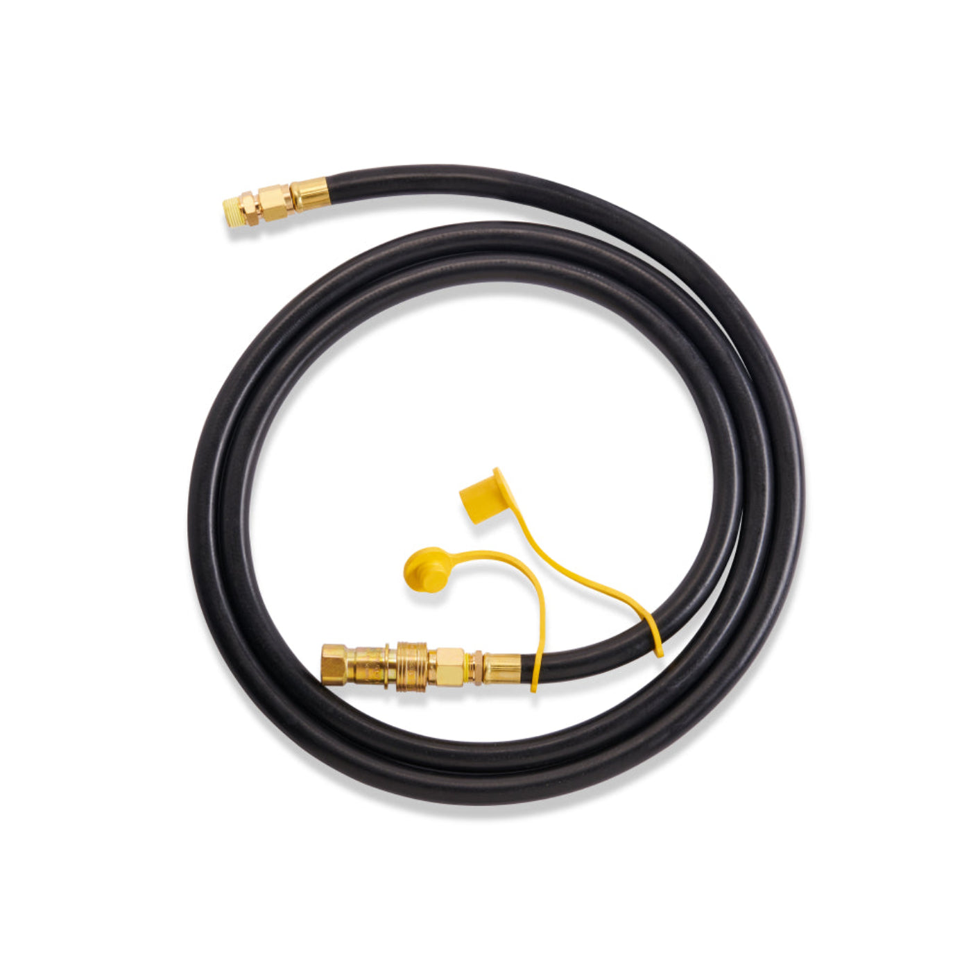 Crown Verity 20’ Natural Gas Hose with Quick Disconnect - 0.5” Diameter - ZCV-NGH05-20