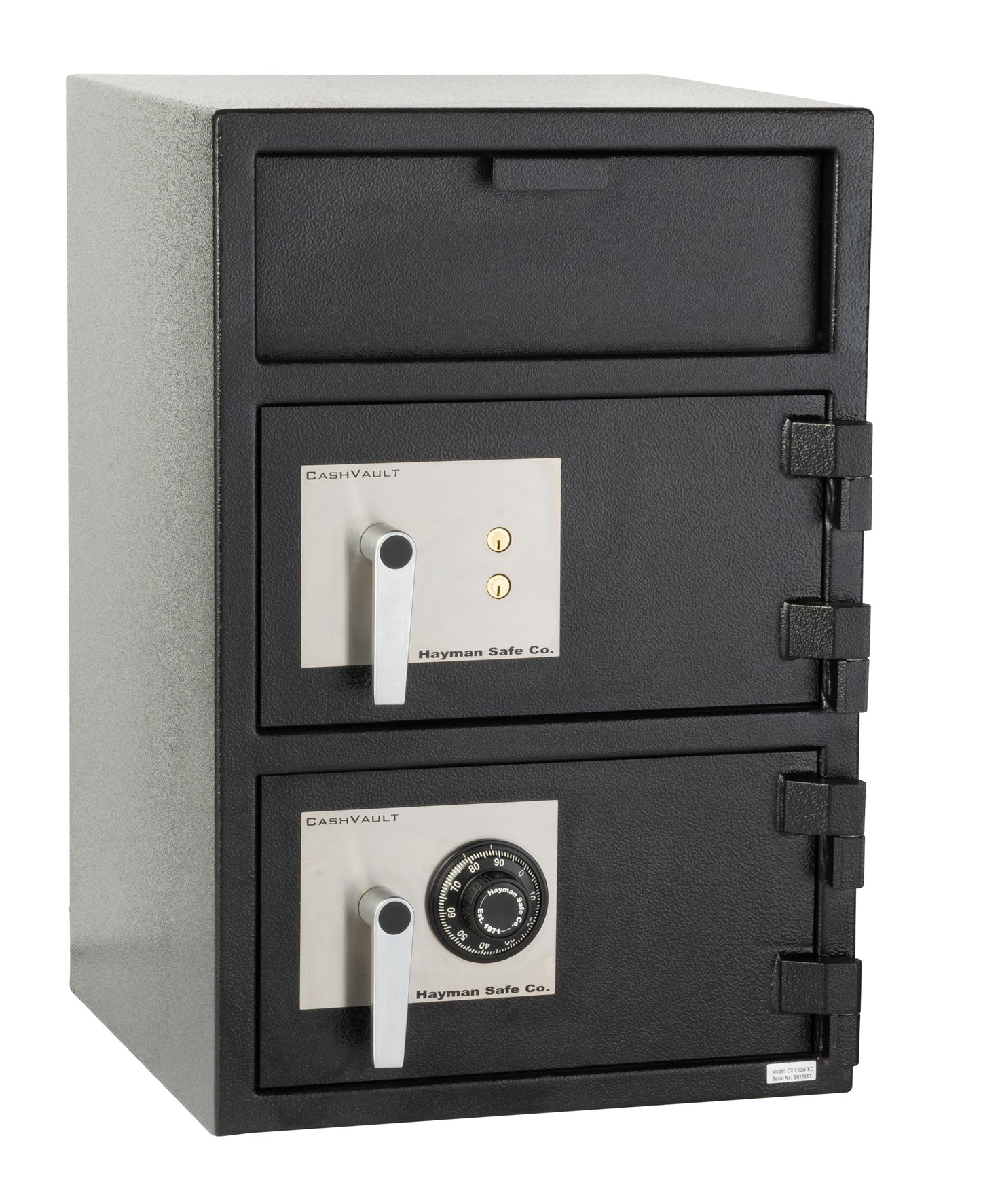 Hayman Wide Body Double Door Depository Safe - CV-F30W-2-KC