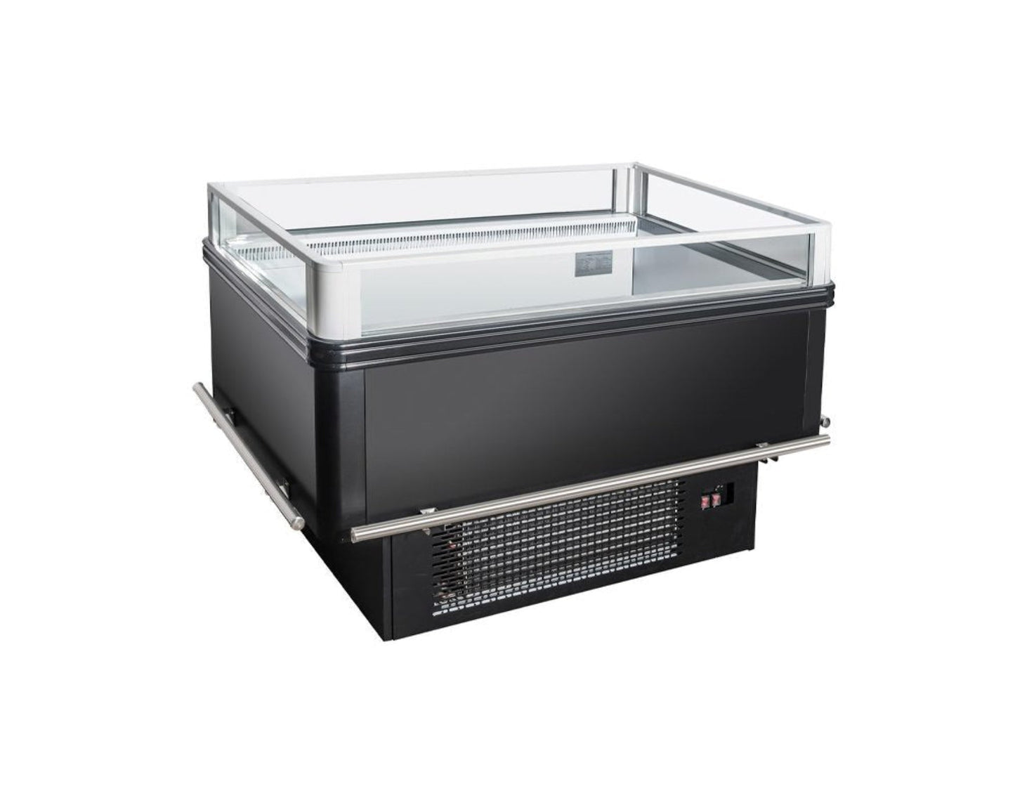Kool-It 75" Wide Dual Temp Island Open Display Case - KII 350