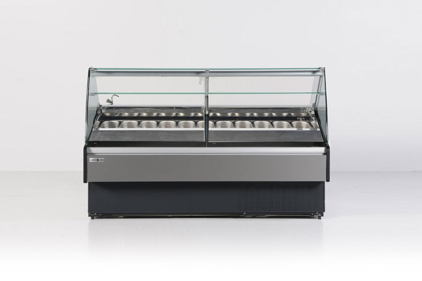Hydra-Kool | 40" Wide Self Contained Curved Glass Gelato Display Case - KFM-GL-40-S