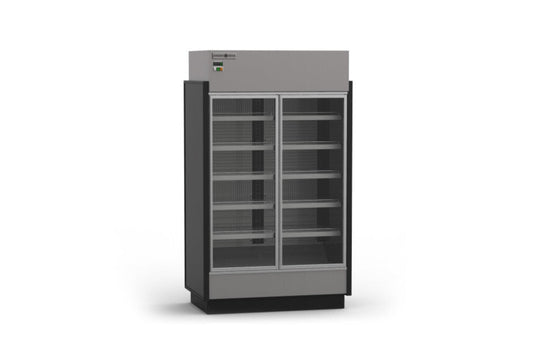 Hydra-Kool | 52" Wide Self Contained 2 Door Grab-N-Go High Volume Merchandiser Refrigerator - KGV-MR-2-S