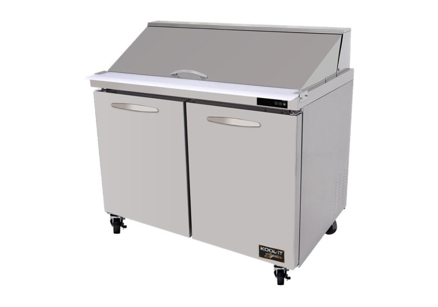 Kool-It | 48" Wide 2 Door Mega Top Sandwich Prep Table - KSTM-48-2
