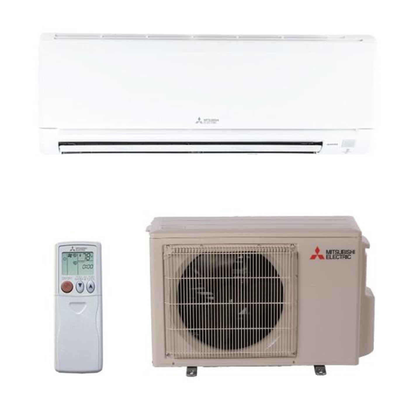 Mitsubishi 23.1 SEER Wall Mounted Heat Pump System - GL 12,000 BTU