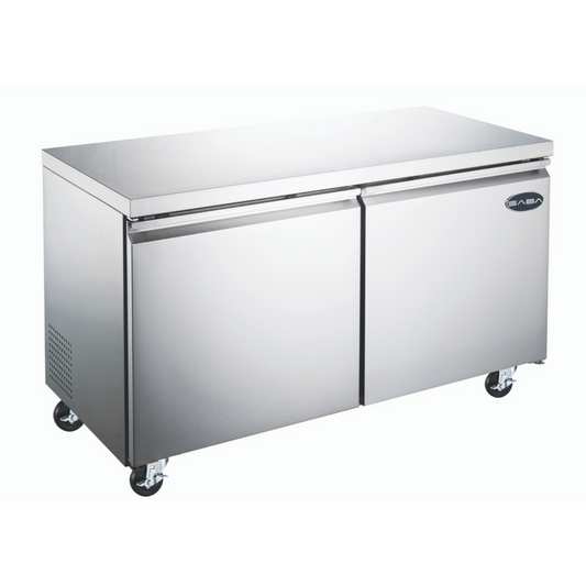 SABA - 48" Two Door Commercial Under-Counter Freezer - SUC-48F