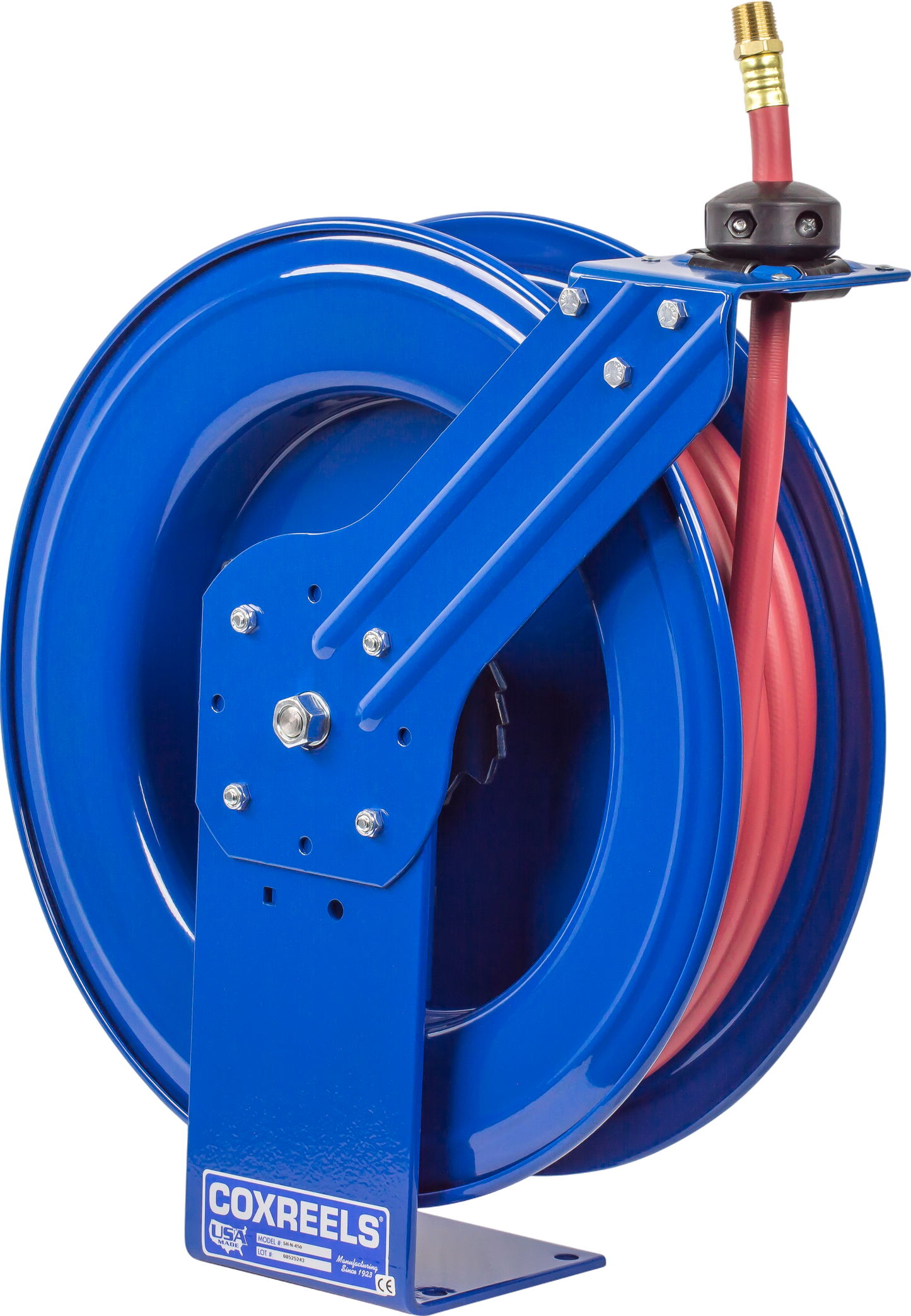 Coxreels Spring Driven Hose Reel Super Hub with 1/2" x 50' Hose 300 PSI New - SH-N-450