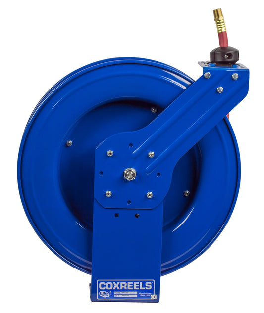 Coxreels Spring Driven Hose Reel Super Hub with 1/2" x 50' Hose 300 PSI New - SH-N-450